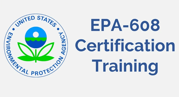 EPA-608 Certification Training logo.